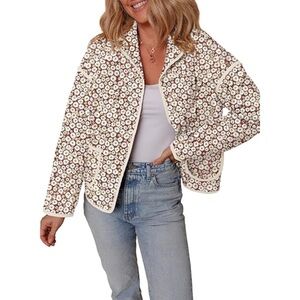 Dokotoo Warm Quilted Jacket Long Sleeve